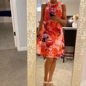 Calvin Klein sleeveless floral dress size 4